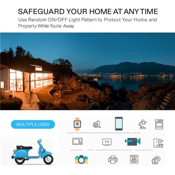 7 Day Programmable Digital Timer with Dual Outlet,20 On/Off UL Listed Heavy Duty - Picture 6 of 7